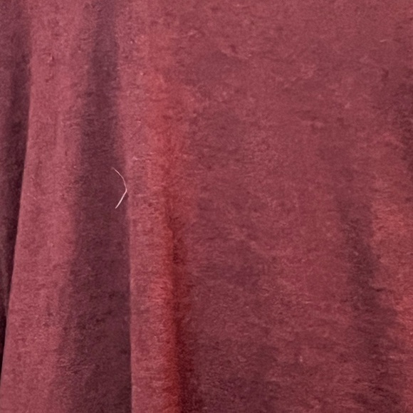 Lily Morgan. Size 2X Turtleneck. Red black blend. Zipper details. - Picture 2 of 6